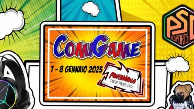 Prima edizione per ComicGame a Fonte Nuova il 7-8 Gennaio 2023