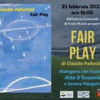 Fonte Nuova. Presentazione del libro Fair Play di Claudio Pallottini in Biblioteca