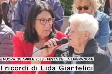 Fonte Nuova. 25 Aprile 2023 alla Torre: i ricordi di Lida Gianfelici, 99 anni a Giugno