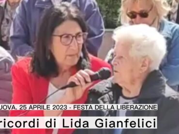 Fonte Nuova. 25 Aprile 2023 alla Torre: i ricordi di Lida Gianfelici, 99 anni a Giugno