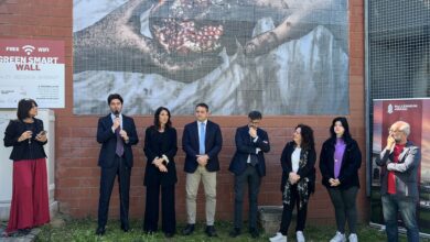 A Pietralata il nuovo mosaico digitale in bioresina: Il Tocco della Vita di Anna Crespi