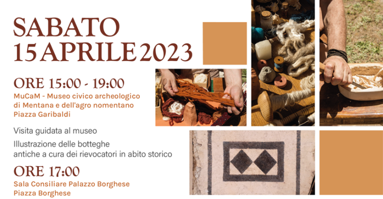 “Dentro la storia!”al MuCaM: ricostruzione storica di antiche botteghe romane