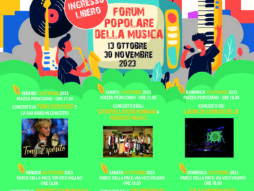 Forum popolare della musica, dal 4 ottobre al 29 novembre al VI Municipio