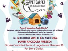 Arriva “Pet Carpet: Un Riciclo da Oscar”, la campagna natalizia green “riusa & ricicla” accessori pet da donare ai rifugi