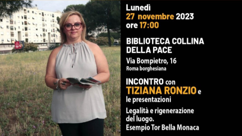 Incontro sulla legalità e la cultura nelle periferie di Roma – Biblioteca Collina della Pace
