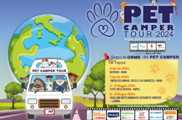 Pet Carpet, con Anas, Polizia, Carabinieri “on the road” con Pet Camper Tour, quarta edizione della campagna educativa e solidale contro l’abbandono, per la tutela dell’ambiente e per la sicurezza stradale